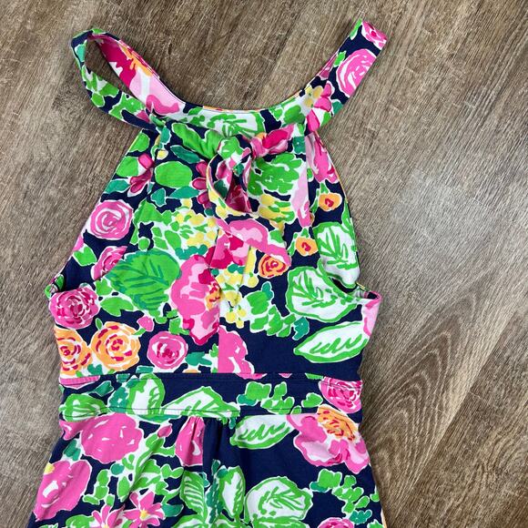 Lilly Pulitzer Getaway Garden Valle Dress Women's XS Multicolor Floral - Picture 4 of 6